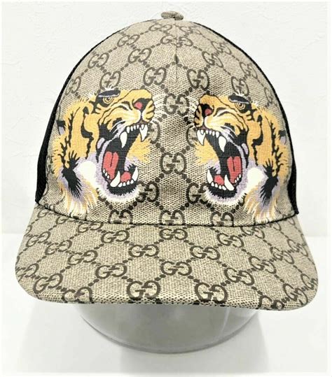 tiger print gucci cap|gucci tiger print bucket hat.